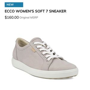 ECCO WOMEN'S SOFT 7 SNEAKER NWOT